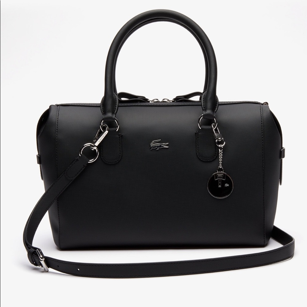 Lacoste Women's Classic Coated Canvas Boston Bag